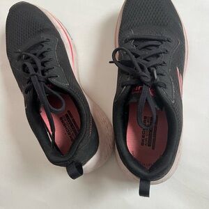 Skechers Women's Black and Pink Running Shoes